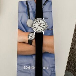 Speidel Black and Silver Watch